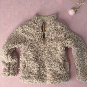 Cozy Pink Fleece Kids Pullover